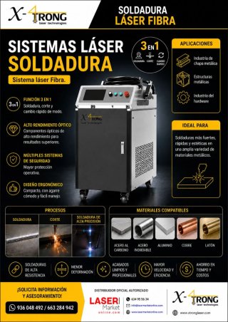Máquina Soldadura Láser Fibra X-TRONG