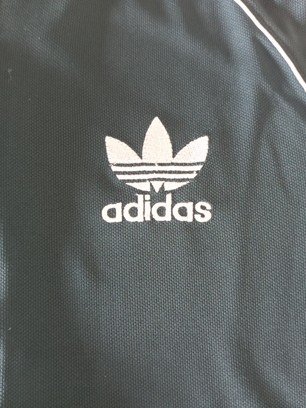 Chaqueta Adidas Originals Retro Verde Logo Bordado