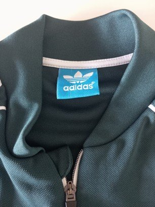Chaqueta Adidas Originals Retro Verde Logo Bordado