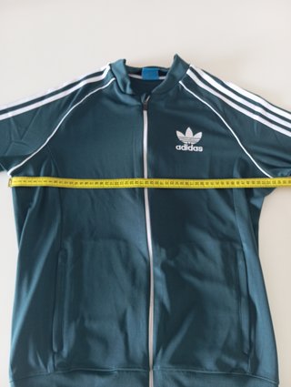 Chaqueta Adidas Originals Retro Verde Logo Bordado