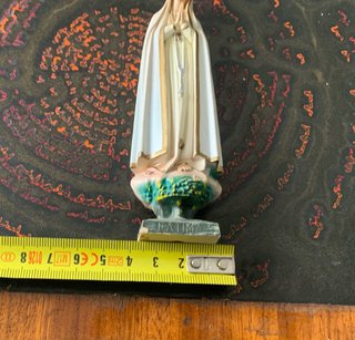 Statuetta vintage Madonna di Fatima