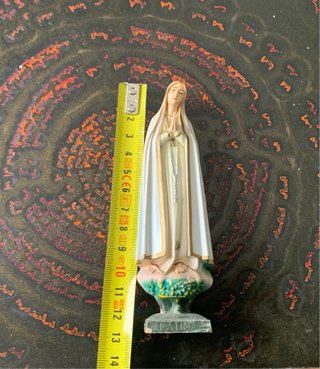 Statuetta vintage Madonna di Fatima