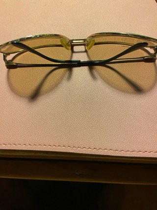 Gafas Lacoste Aviador Dorado y Turquesa