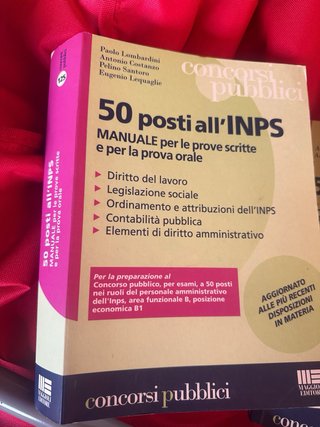 Manuale e Quiz 50 posti INPS Maggioli Editore