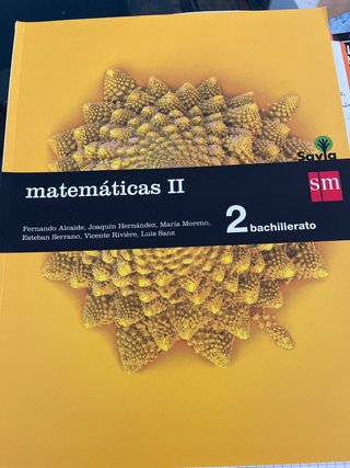 Matemáticas II 2 Bachillerato