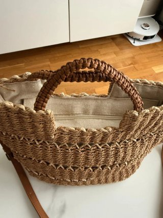 Bolso de rafia