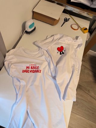 2 Camisetas Bad Bunny Personalizadas