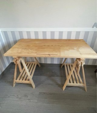 Escritorio madera natural