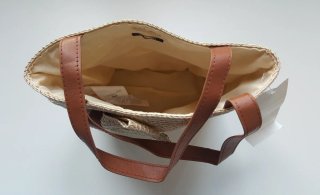 Bolso Kiabi bombonera beige a estrenar
