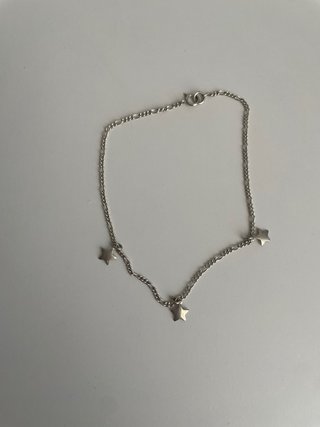 Tobillera Plata Ley Estrellas