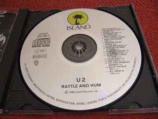 CD U2 Rattle & Hum