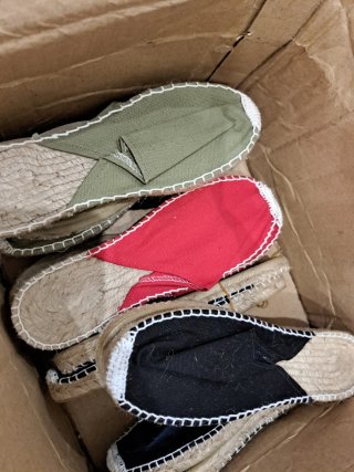 Lote Zapatillas Esparto Varios colores