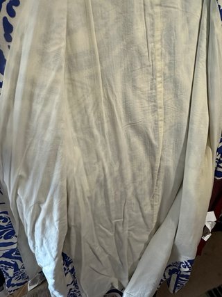 Kimono Zara Estampado Azul y Blanco
