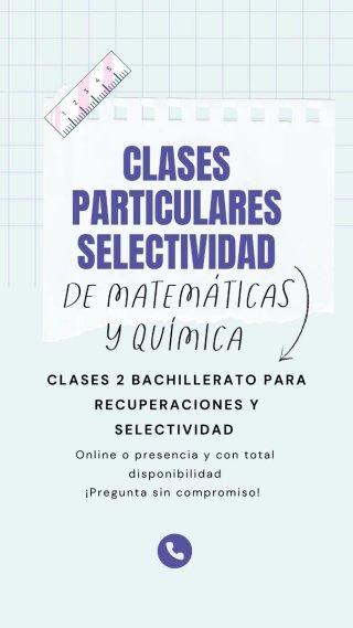 Clases particulares para selectividad