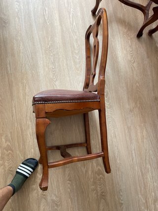 Juego 4 Sillas Comedor Clásico Inglés