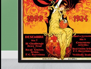 Quadro BARÇA 1924 Replica POSTER Vintage Marco A3