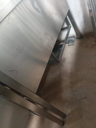 FREGADERO ACERO GRANDE 120X70X95 MIRA MI PERFIL