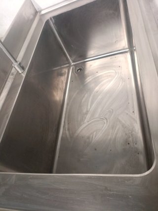 FREGADERO ACERO GRANDE 120X70X95 MIRA MI PERFIL