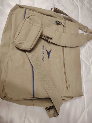 Marva Bags Cartera para portátil Beige