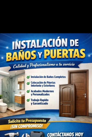 Instalación de Baños y Puertas