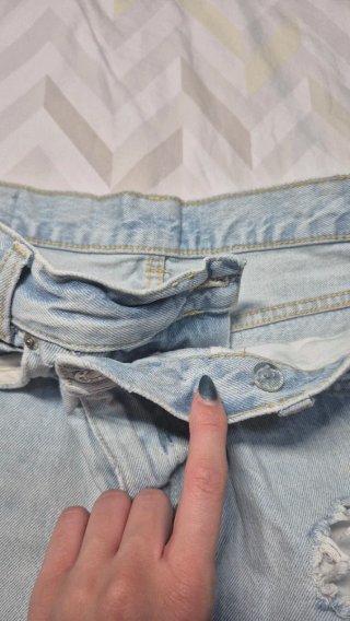 Shorts vaqueros denim azul claro cintura cruza