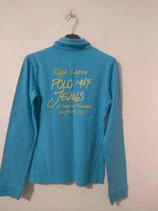 Polo Ralph Lauren Azul con Logo Dorado