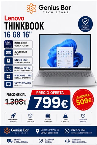 Lenovo ThinkBook 16 G8 Intel Core Ultra 7