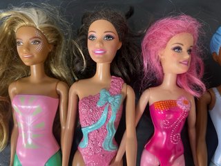 Lote de 6 Barbies