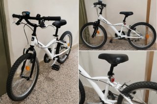 Bicicleta Infantil BTWIN Blanca