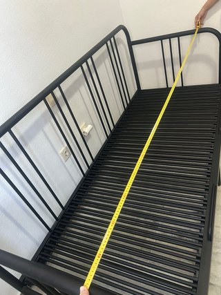 Diván Metálico Negro Ikea