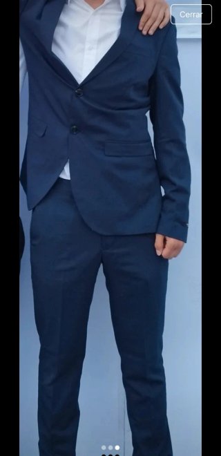 Traje Jack & Jones Talla 48 Azul