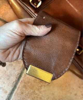 Valigia vintage marrone