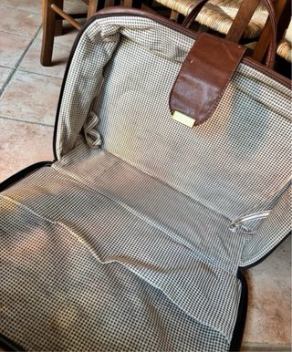 Valigia vintage marrone