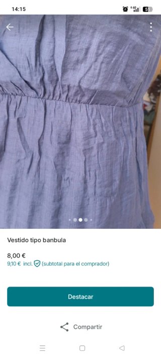 Vestido Tintoretto Morado Verano Midi