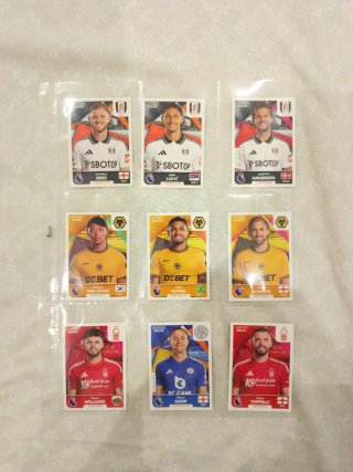 Lote Cromos Panini Premier League 2024/25