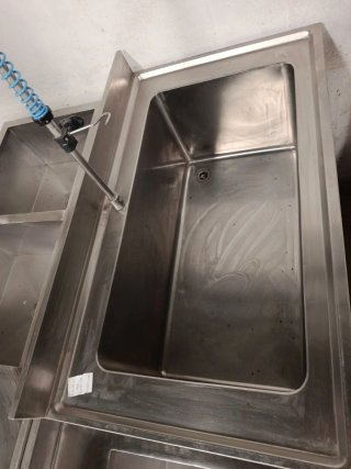 FREGADERO INDUSTRIAL GRANDE 120X70X95