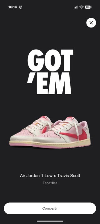 Jordan 1 Low x Travis Scott Tropical Pink
