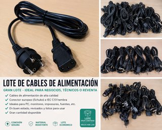 Confezione di cavi di alimentazione PC/Monitor (IEC C13)