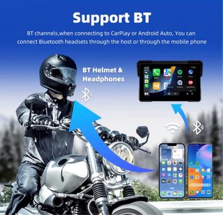 Pantalla GPS Moto 7 Android 13 CarPlay