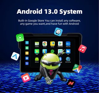 Pantalla GPS Moto 7 Android 13 CarPlay