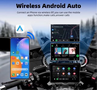 Pantalla GPS Moto 7 Android 13 CarPlay