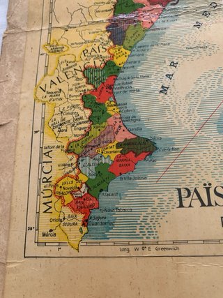 Mapa Països Catalans Divisió Comarcal