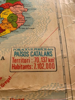 Mapa Països Catalans Divisió Comarcal