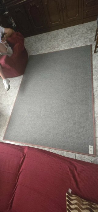 Alfombra de madera y bambú