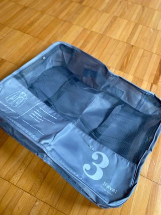 Organizer da viaggio 8 pezzi grigio! #301-8