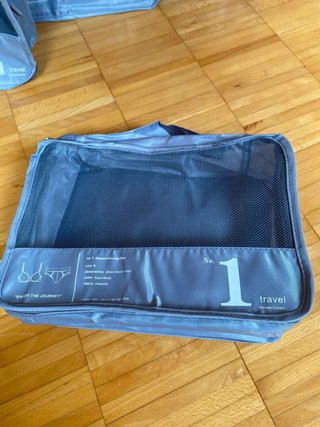 Organizer da viaggio 8 pezzi grigio! #301-8
