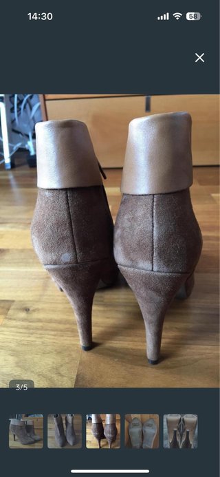 Botines Ash Beige/Marrón