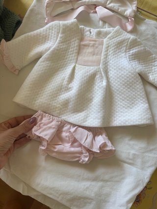 Conjunto Yoedu con Capota Talla 1 Mes