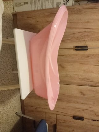 Bañera bebé rosa