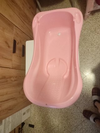 Bañera bebé rosa